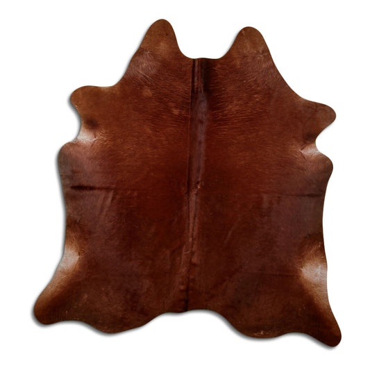 Brown Cowhide Rug L
