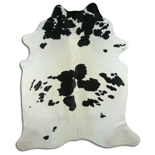 Black & White Cowhide Rug XXXL