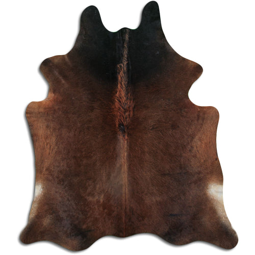 Brown Cowhide Rug L