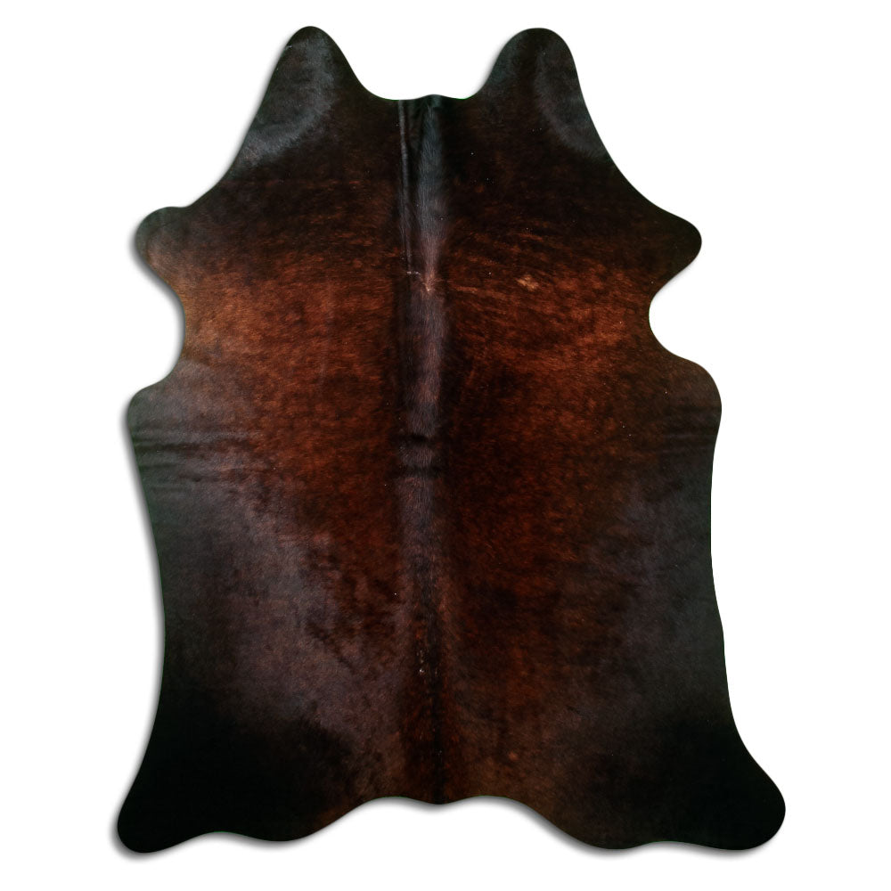 Brown Cowhide Rug L