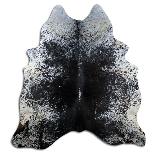 Salt & Pepper Cowhide Rug XXXL