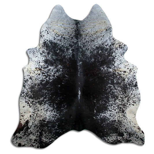 Salt & Pepper Cowhide Rug XXXL