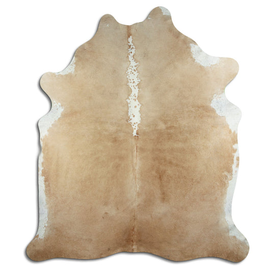 Brown & White Cowhide Rug XXL