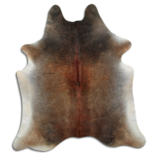 Tan Grey Cowhide Rug XL