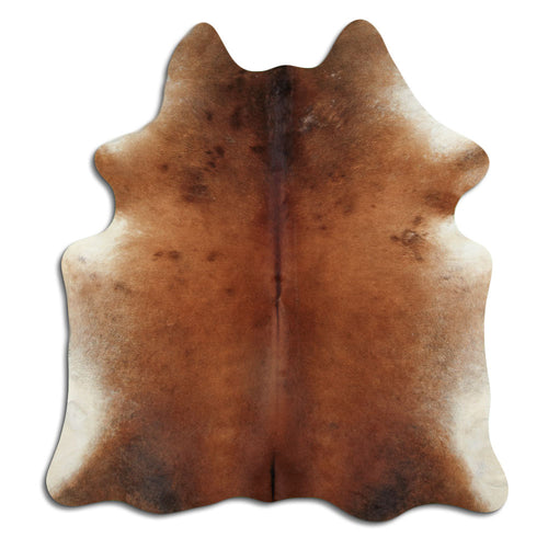 Brown Cowhide Rug L