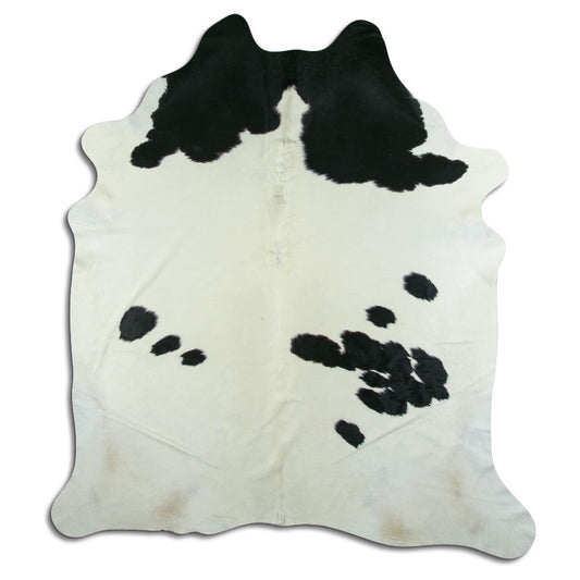 Black & White Cowhide Rug XXL