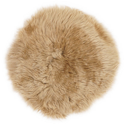 Sheepskin Seat Pad, Camel