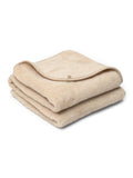 Merino and cashmere blanket Cashmere Beige, 2-ply, folded