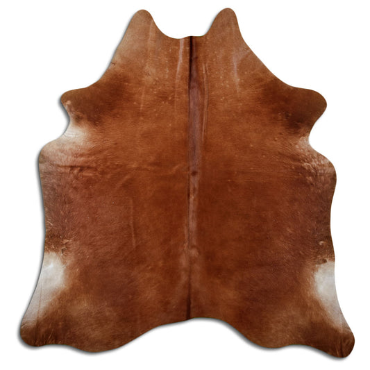 Brown Cowhide Rug L