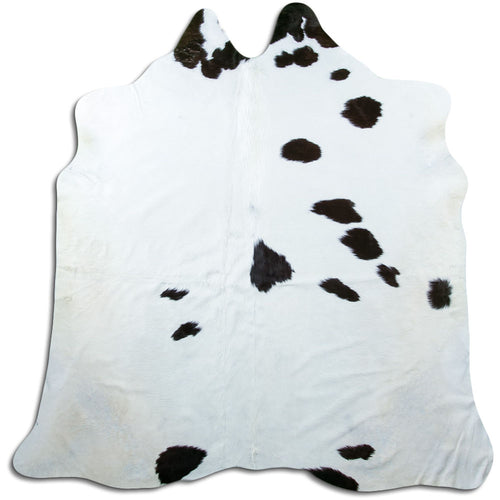 Black & White Cowhide Rug XL