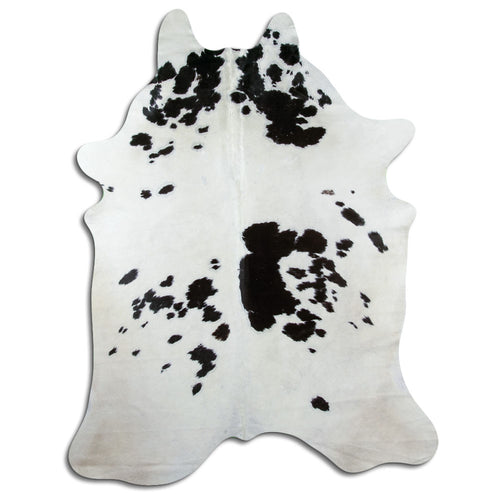 Black & White Cowhide Rug XXL