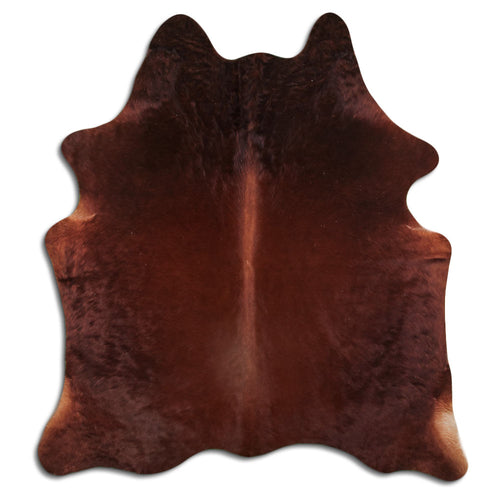 Brown Cowhide Rug L