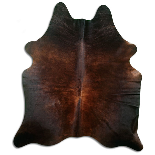 Brown Cowhide Rug M