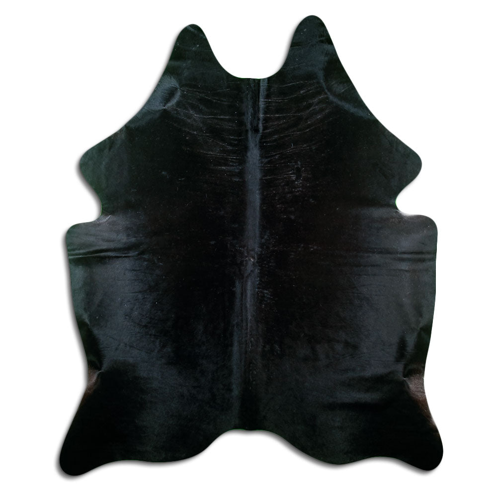 Black Cowhide Rug XL