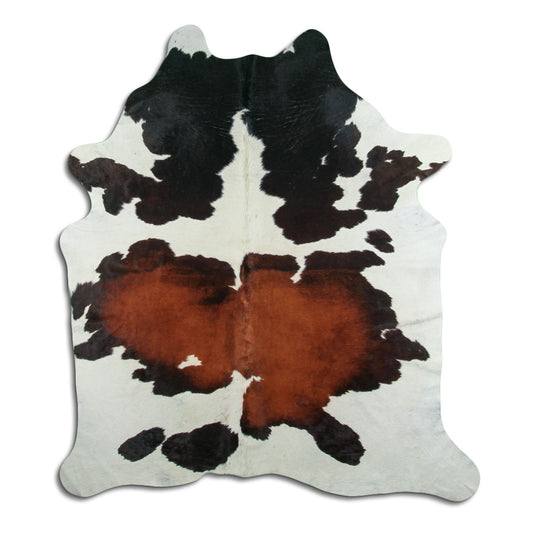 Tricolor Cowhide Rug XXL