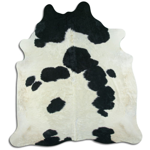 Black & White Cowhide Rug XXL