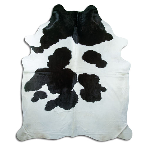 Black & White Cowhide Rug XXL