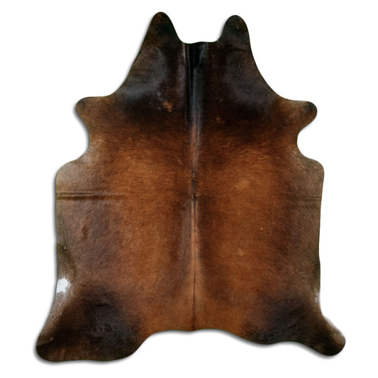 Brown Cowhide Rug L