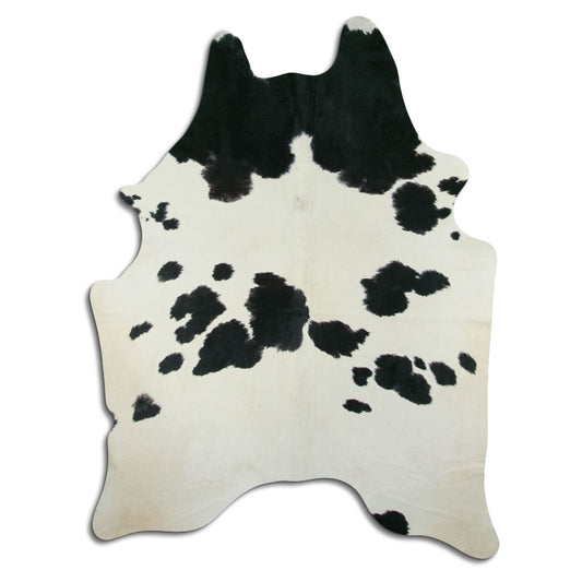 Black & White Cowhide Rug XXL