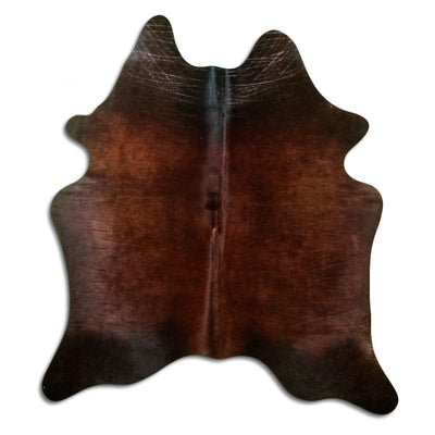 Brown Cowhide Rug M