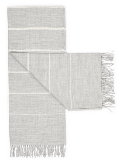 Baby Alpaca Throw “Classic Bouclé” – opened out