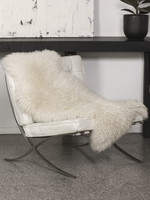 Curly White Sheepskin Rug