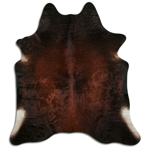 Brown Cowhide Rug XXL