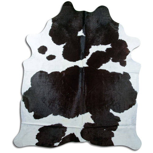 Black & White Cowhide Rug XXL