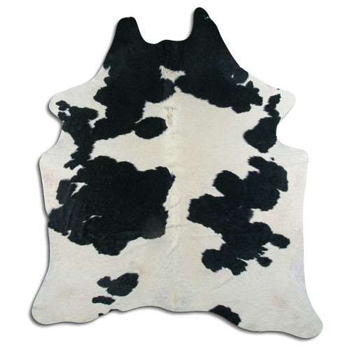 Black & White Cowhide Rug XXL