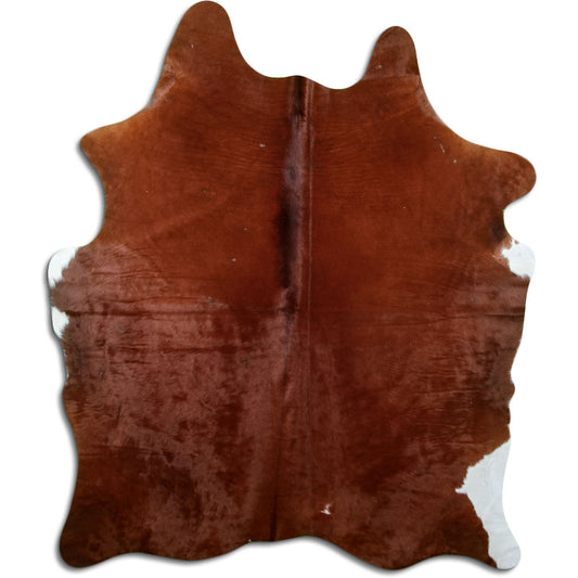 Brown Cowhide Rug L