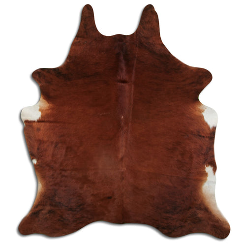 Brown Cowhide Rug L