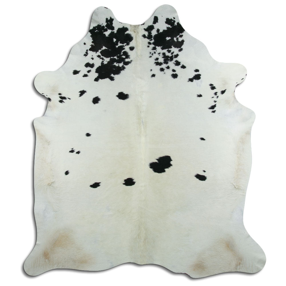 Black & White Cowhide Rug XXL