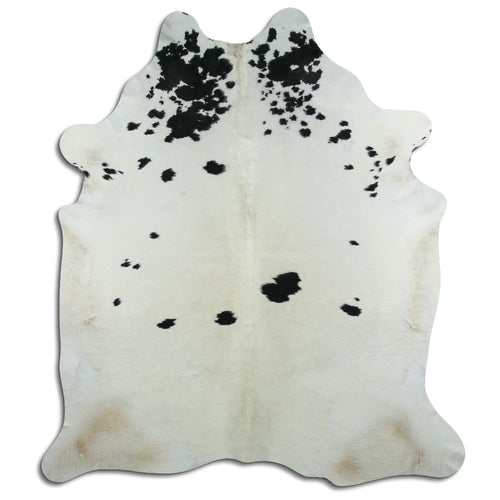 Black & White Cowhide Rug XXL