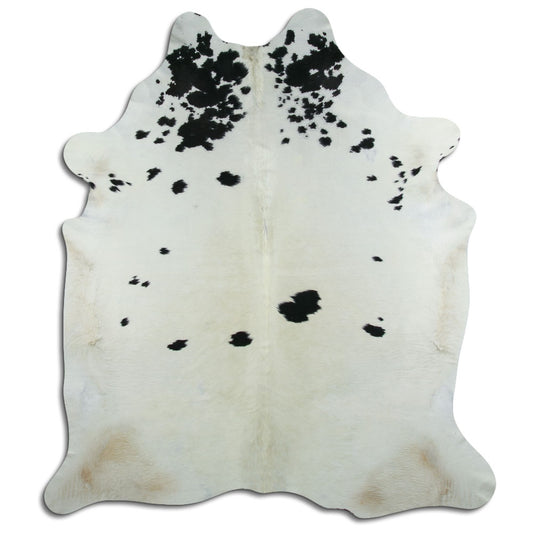 Black & White Cowhide Rug XXL