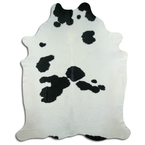 Black & White Cowhide Rug XXXL