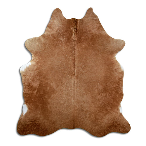 Brown Cowhide Rug L