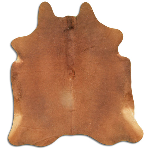 Brown Cowhide Rug L