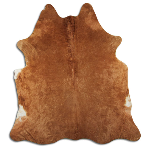 Brown Cowhide Rug L