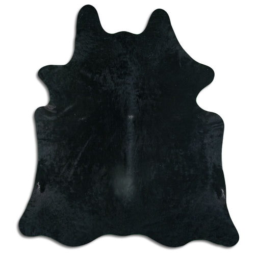 Black Cowhide Rug XL