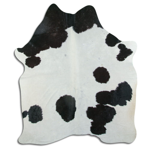 Black & White Cowhide Rug M