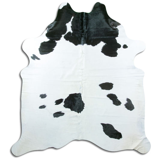Black & White Cowhide Rug XXL