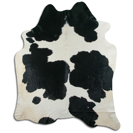Black & White Cowhide Rug XXL