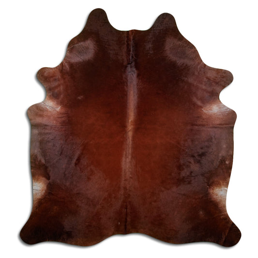Brown Cowhide Rug XXL