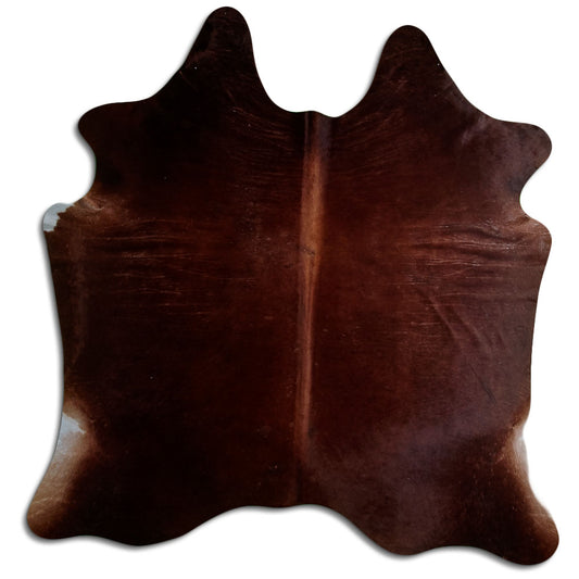 Brown Cowhide Rug L