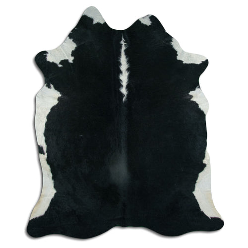 Brown & White Cowhide Rug XXL