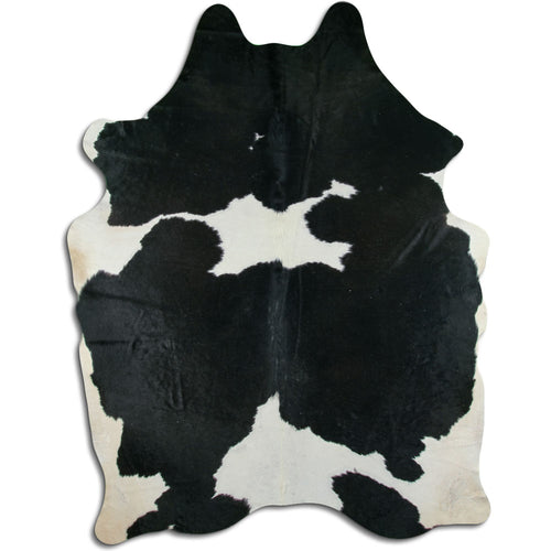 Black & White Cowhide Rug XXXL