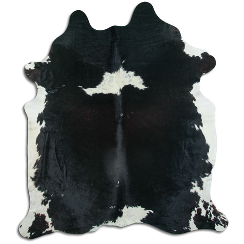 Black & White Cowhide Rug XL