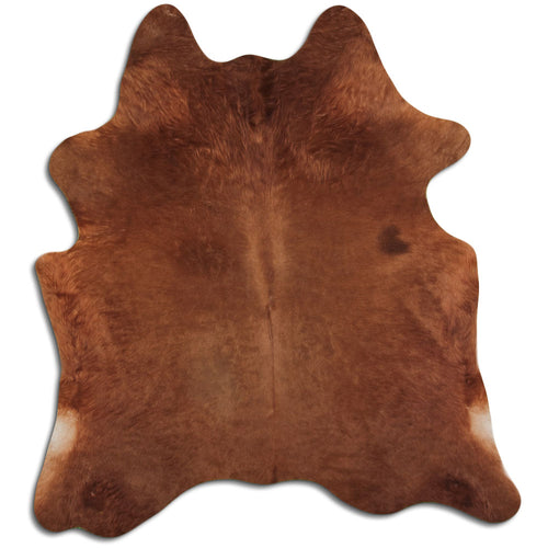 Brown Cowhide Rug L
