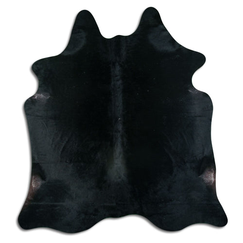 Black Cowhide Rug XL