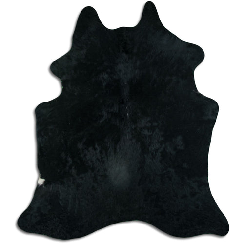 Black Cowhide Rug XL